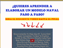 Tablet Screenshot of modelismo-naval.info
